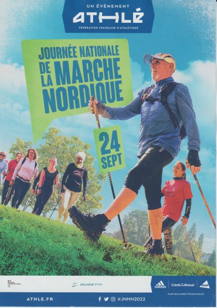 Journée Nationale Marche Nordique 24 septembre 2022